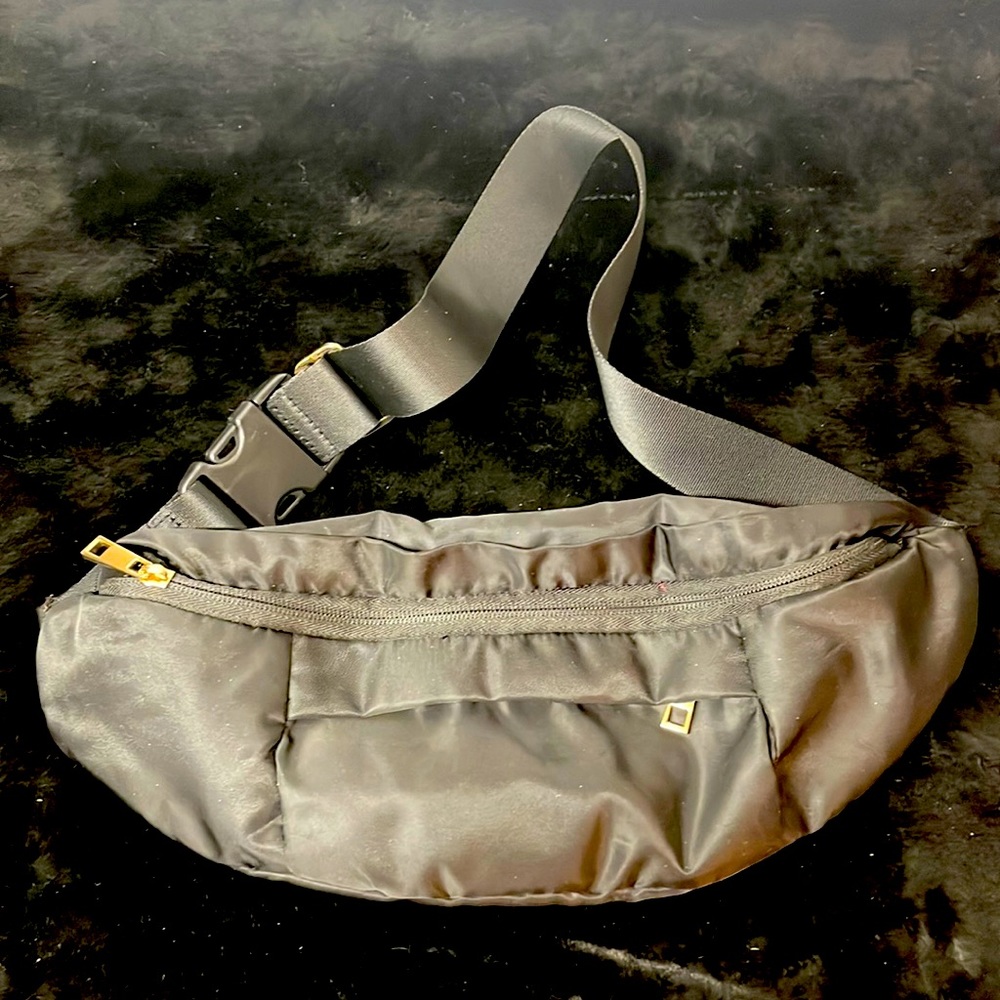 Fanny Pack with adjustable belt.
